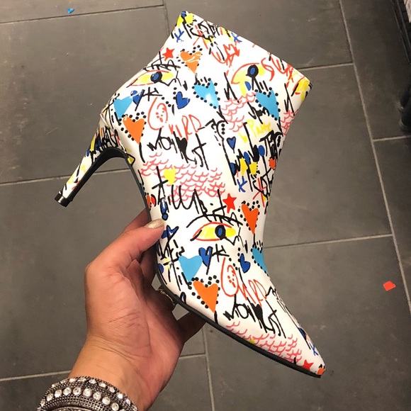 NWT - Art Basel Low Art Graphic Heels - Picture 2 of 5